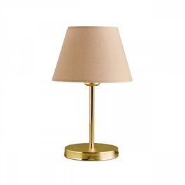Opviq Lámpara de mesa AYD-3504 Beige y dorado